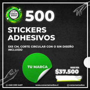 500 Stickers  Adhesivos