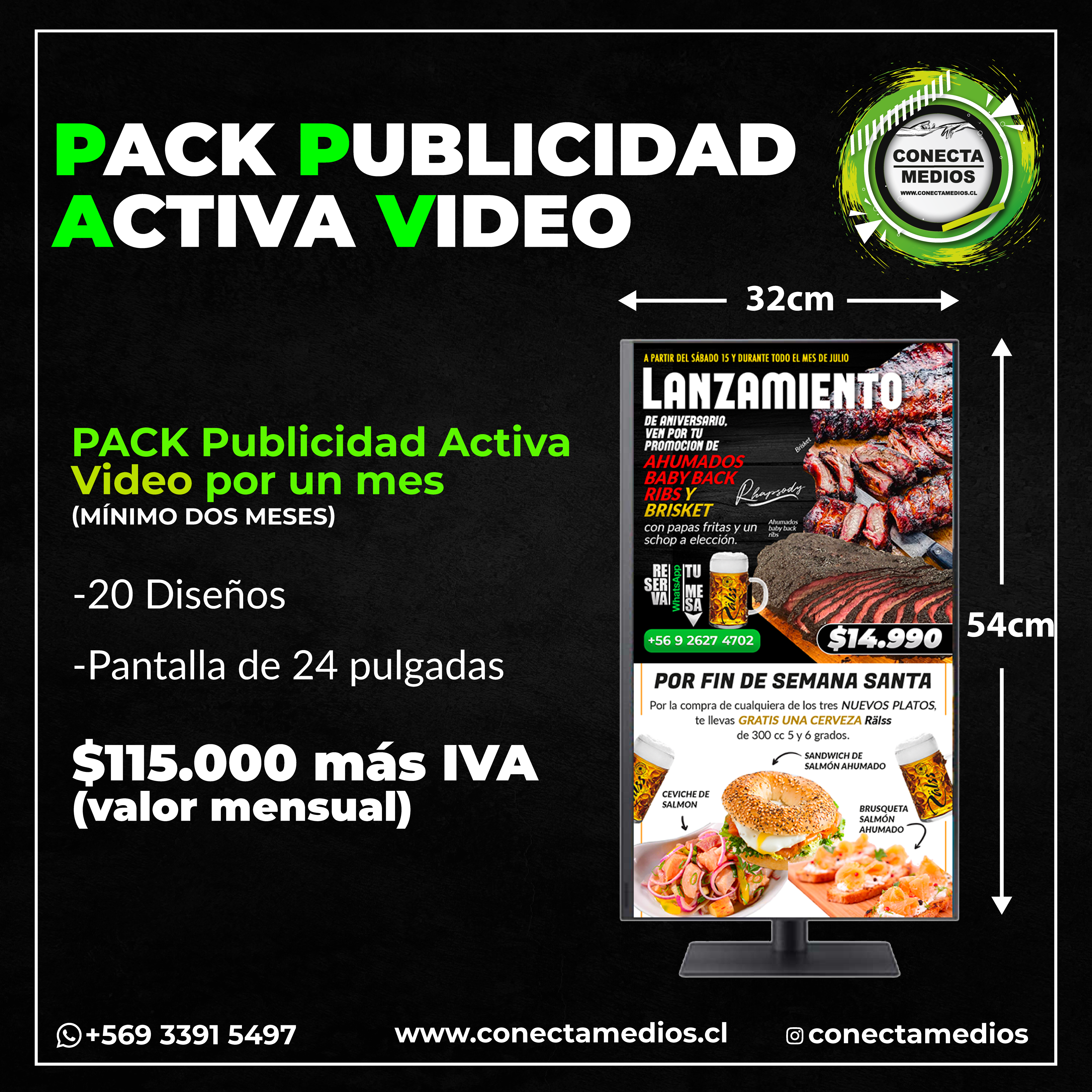 Pantalla pack2 video